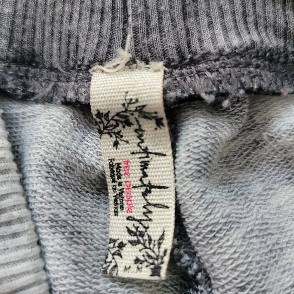 Intimately Free People Size M Light Thin Grey Jogger Sweatpants Casual Lounge‎